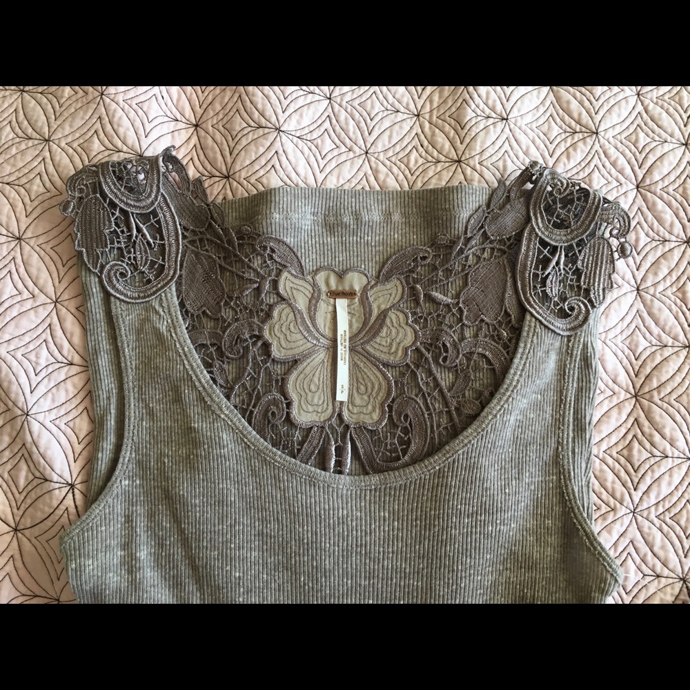 Free People lace tank